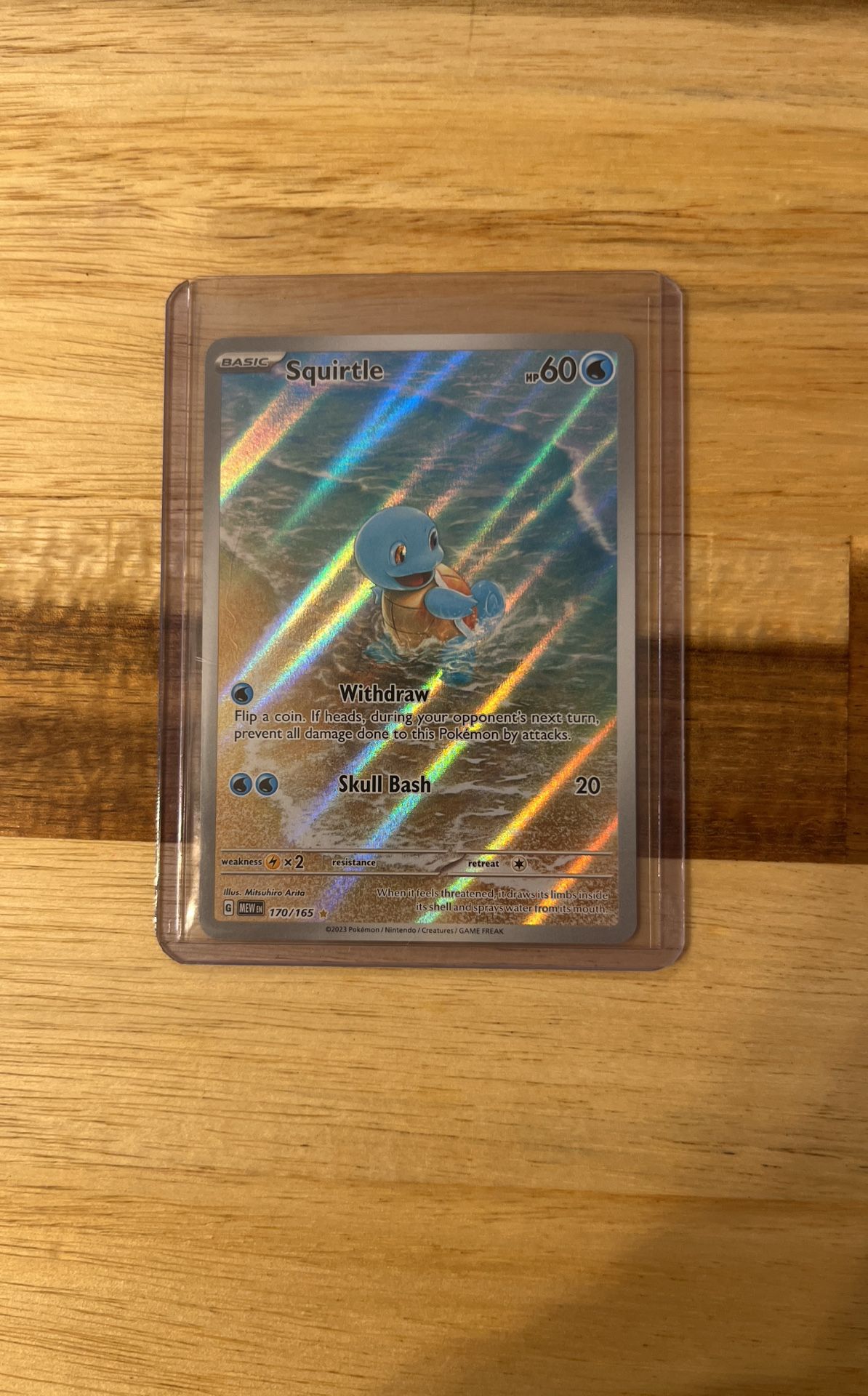 Squirtle - 170/165 - SV: Scarlet & Violet 151 (MEW) Near Mint