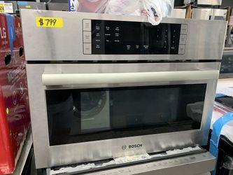 Bosch built in microwave in stainless steel new open box