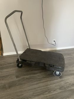 Rubbermaid trolley adjustable handle Dolly