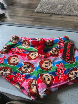 Chucky Plush Pajama Shorts with Tags Size XL