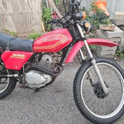 Honda xl250s 1980 Motorcycle 
