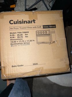 Brand New Cuisinart Air Fryer Toaster Oven