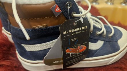 Vans high top design size 8 men/ 9.5 women