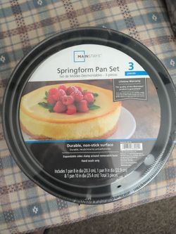 Springform pan set Walmart Mainstays