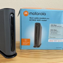 Motorola MG7550 Cable Modem Plus AC1900 WiFi Router