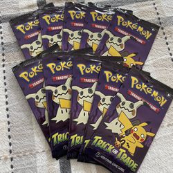 10 Packs Of Pokemon Trick Or Trade Busters Packs $10