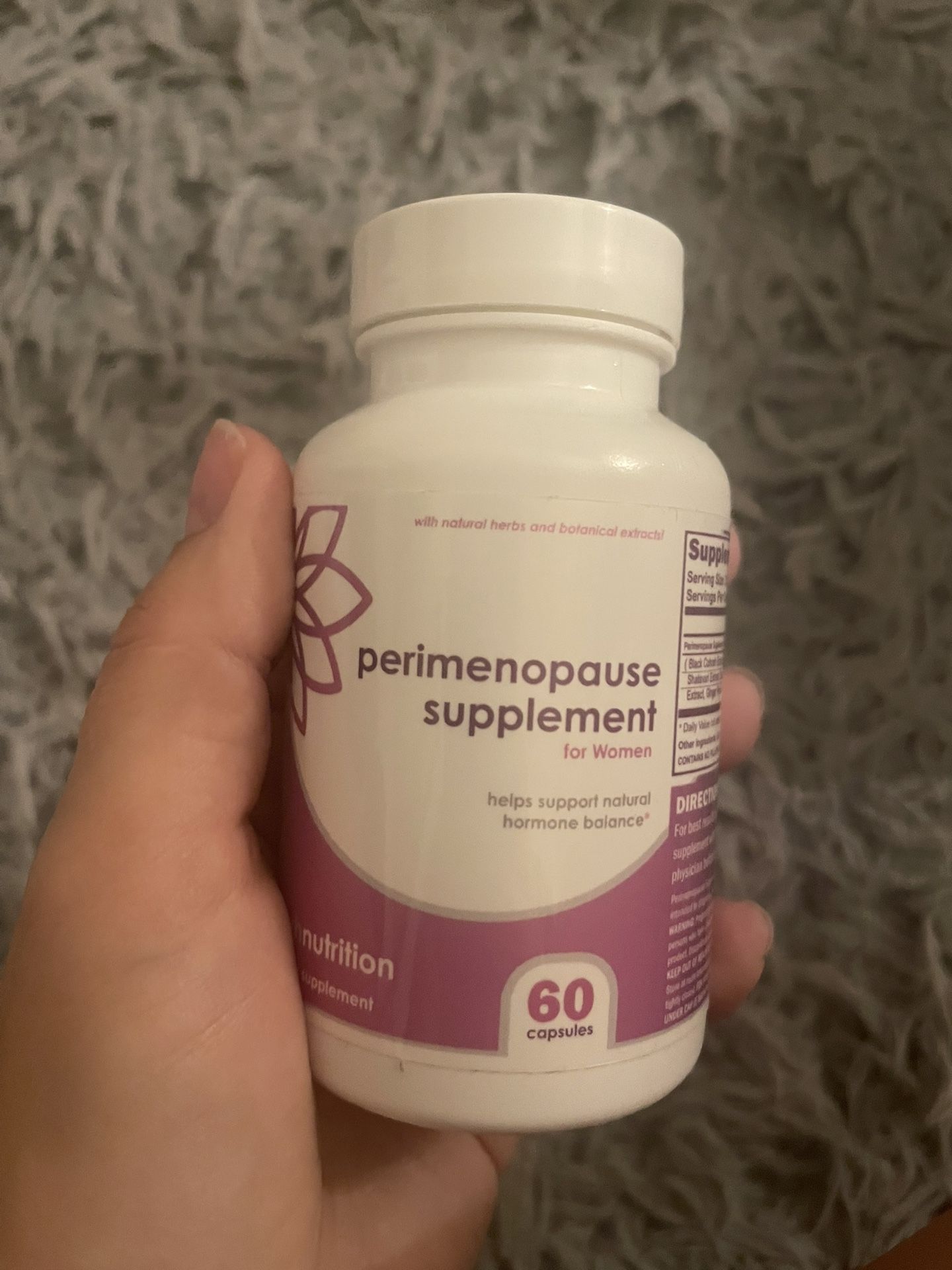New Premenopausal Supplement