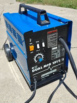 Brand New Never Used Chicago Electric Dual MIG 151T/2 Welder w/ Cart & Accessories - Harbor Freight