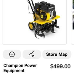 22" Tiller Champion Tiller 