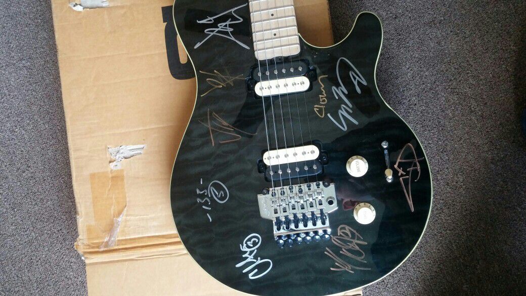 Slipknot Signed Musicman guitar