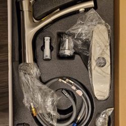 Nickel Finish Kitchen Faucet 