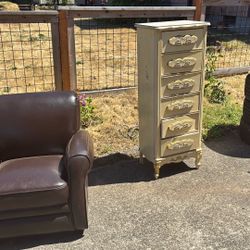 Leather Chair Dresser