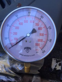 Winters 0- 160 pressure gauge