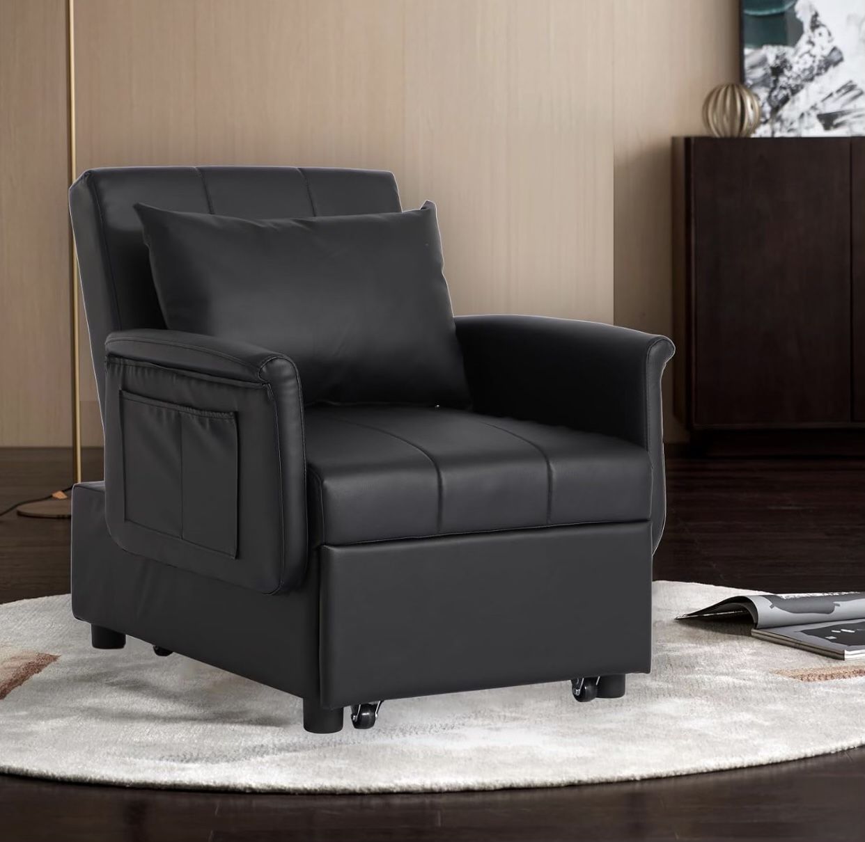 SOFA / RECLINER / BED CONVERTIBLE WITH PILLOW 🛋️🛏️
