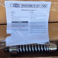 Harley Davidson Dyna Rear Lowering Kit