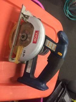 18v Ryobi circular saw no batery no charger tool only