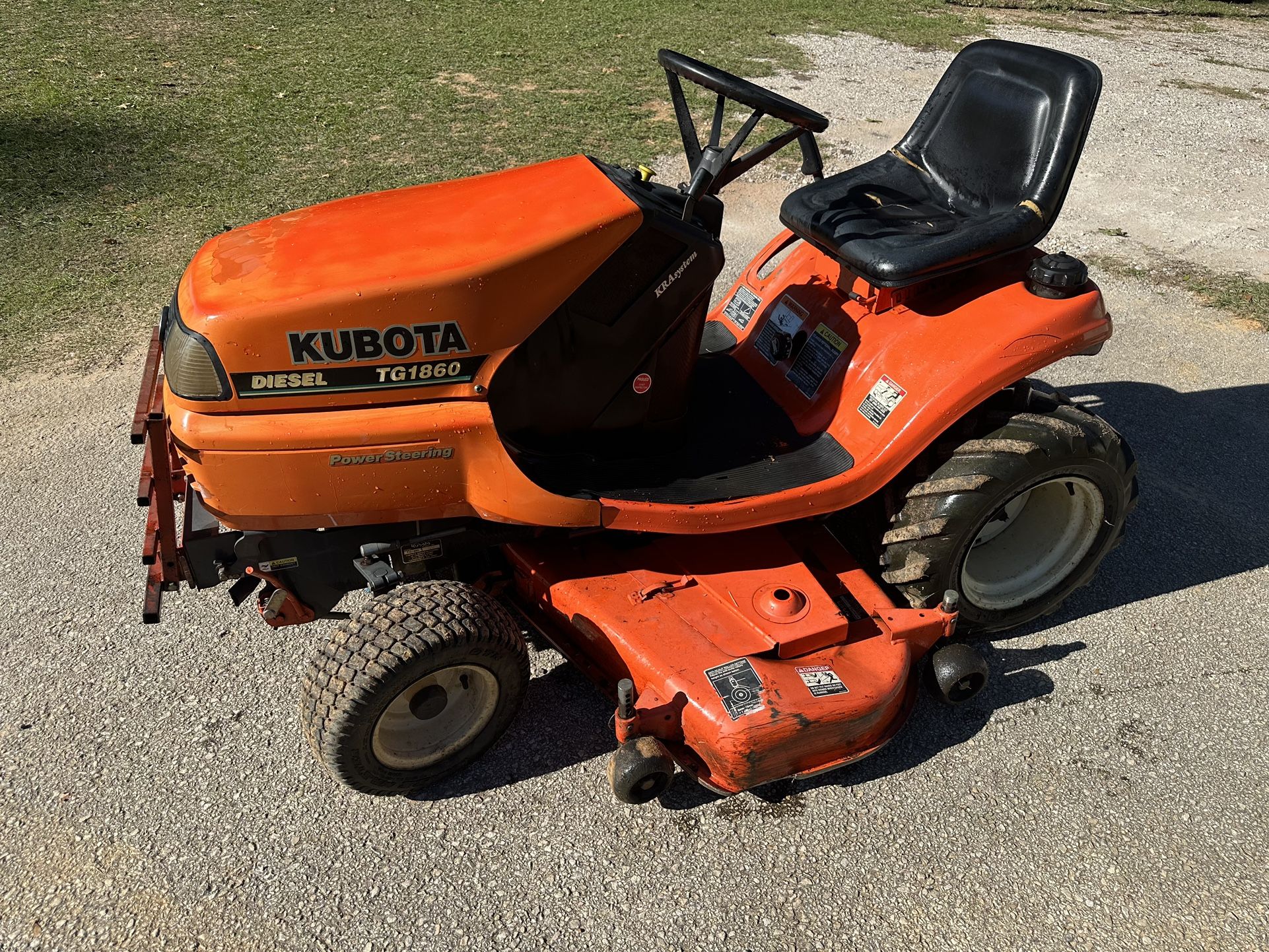 Kubota Tg1860 3cyl Diesel 60” Deck 