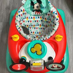 Disney Baby Walker Mickey Mouse Happy Triangles1🐭👌🧸🌸🪷🌷