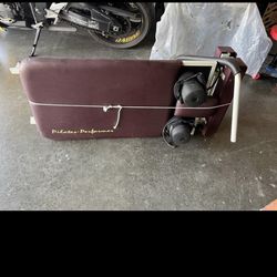 Pilates reformer machine folding