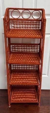 Foldable Woven Display Shelf great for plants just $25