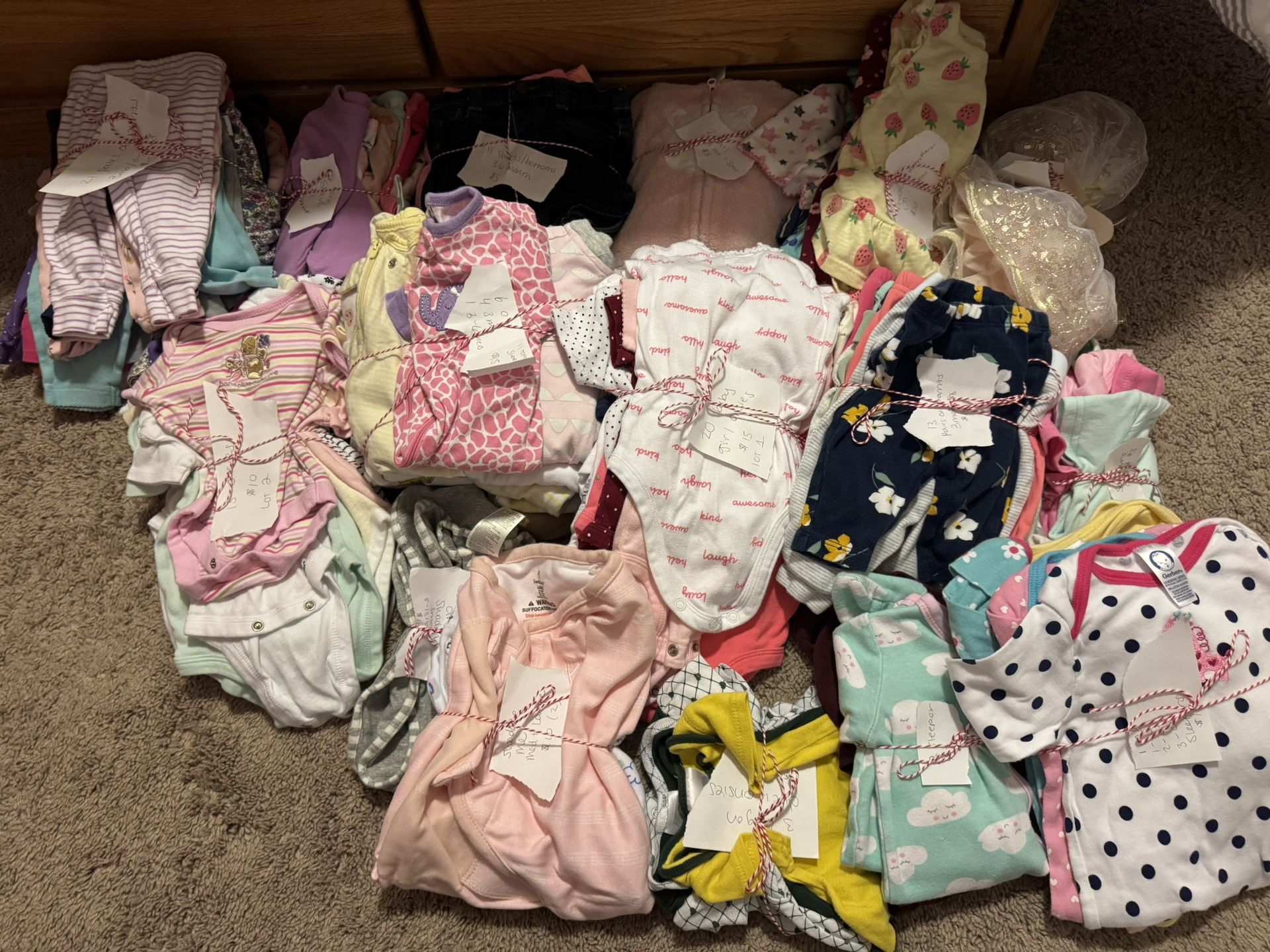 LOT Of Baby Girl Clothes