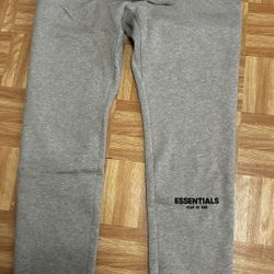Dark Oatmeal Essential Cuffed Sweatpants 100% Authentic