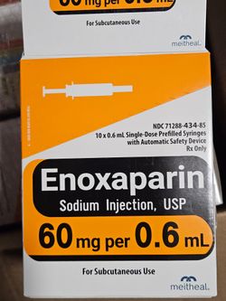 Enoxaparin 60mg & 100mg