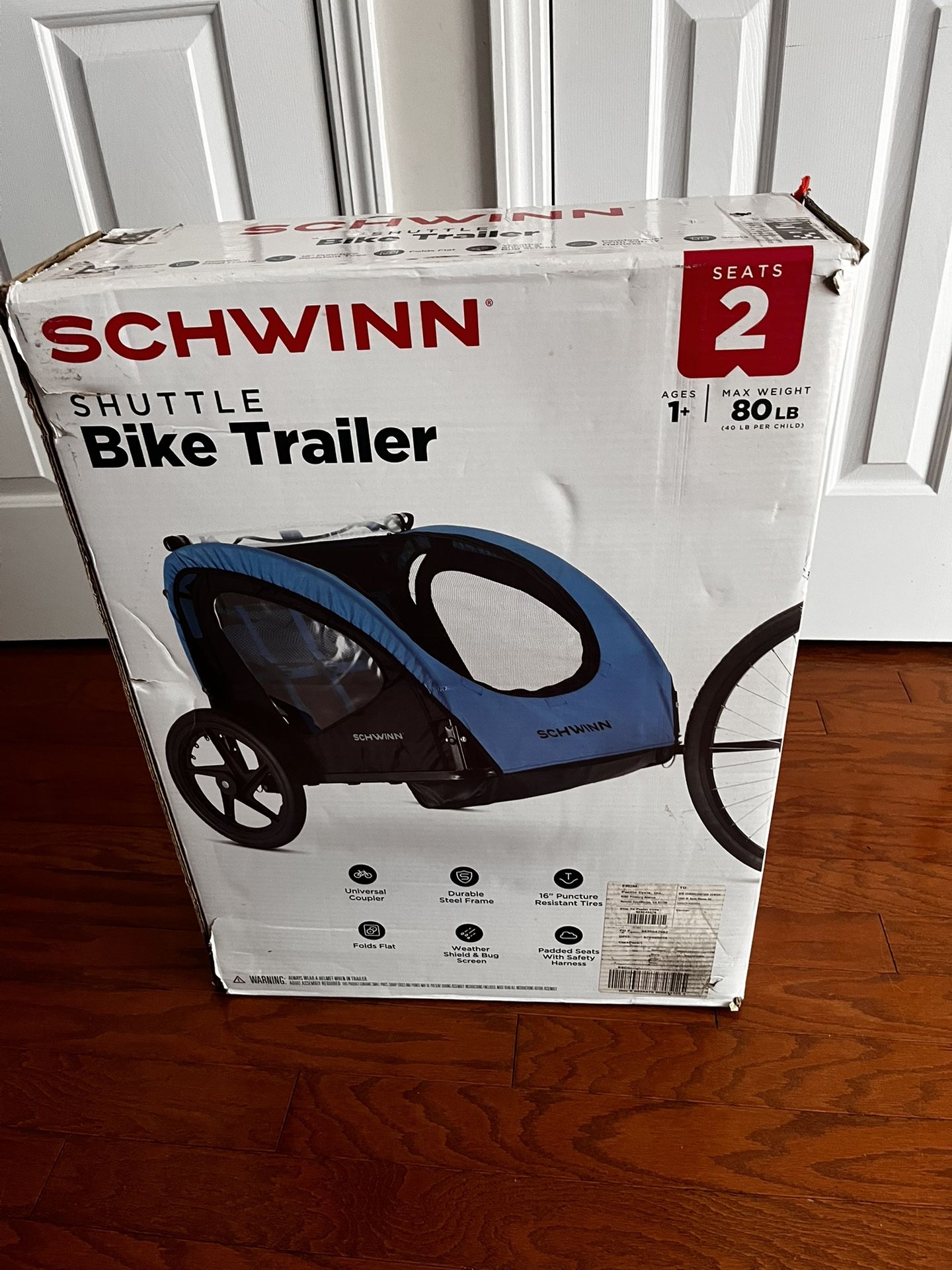 Schwinn Shuttle Double Bike Trailer