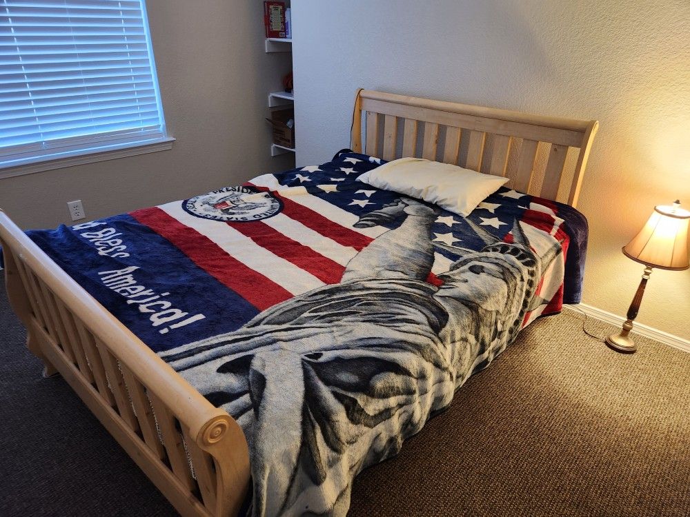 Full Size Bed And Misc Items