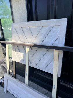 Twin Bed Frame and Head Board