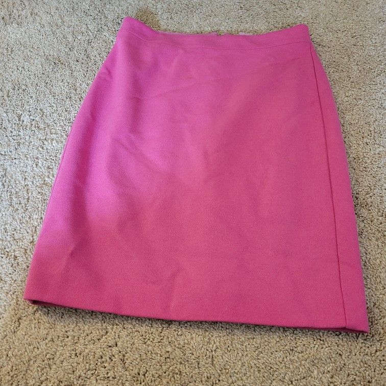 J Crew Pink Pencil Skirt