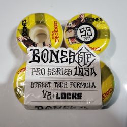 Bones Skateboarding Wheels Size 53mm, Brand New