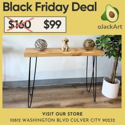 Solid Wood Console Entryway Table