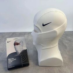 NEW ~ Nike Pro Therma-Fit Hyperwarm Hood Ski Mask - $5 Shipping - WHITE !! 1/$25 - 2/$50 !!