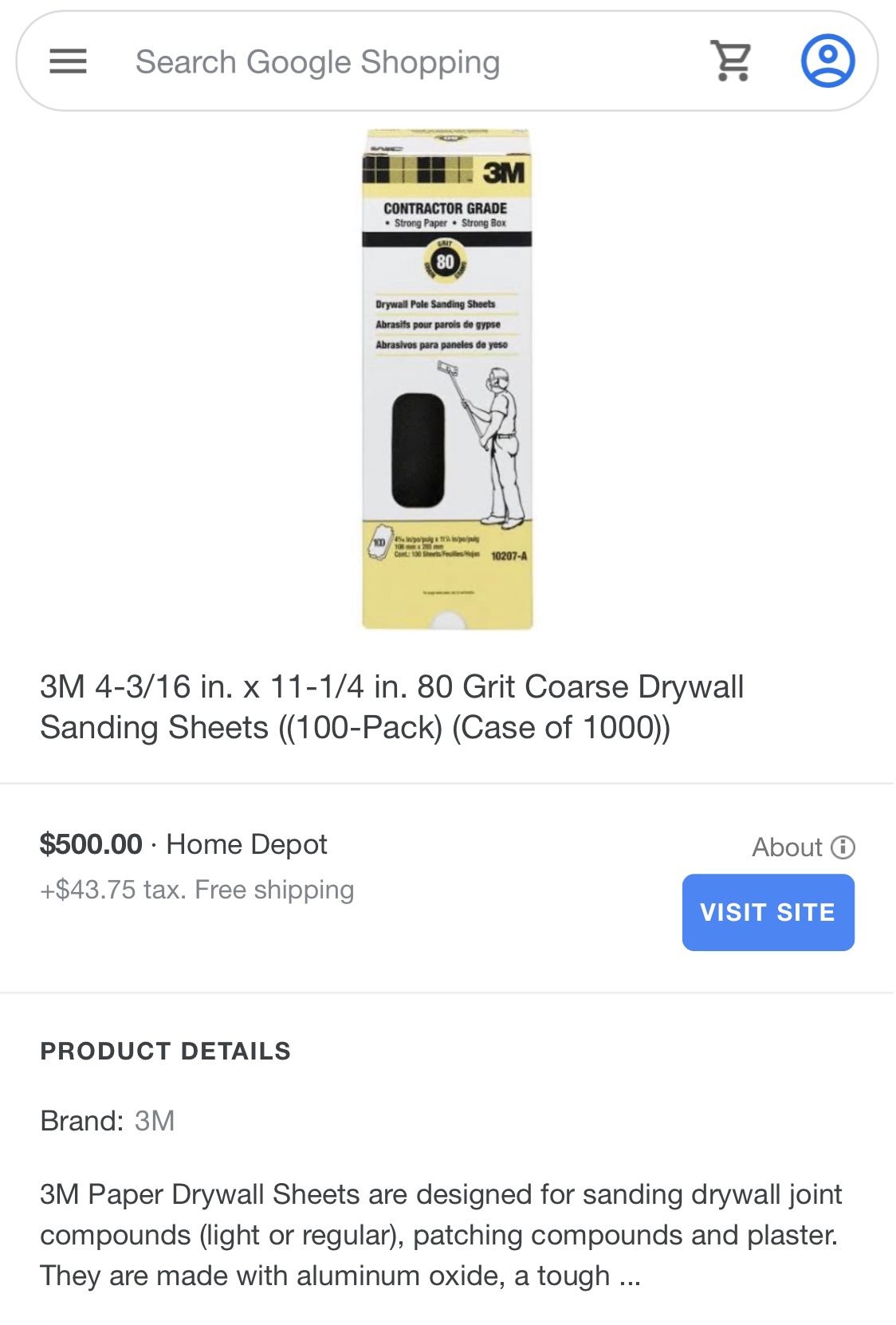 Lijas para drywall