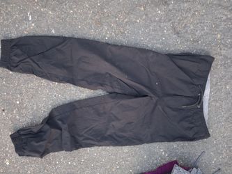 Black Jogger Pants with Drawstring