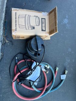 Submersible water pump.