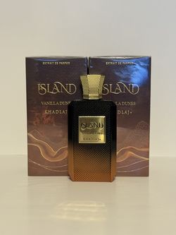 Khadlaj Island Vanilla Dunes Extrait De Parfum 100ml – Luxury Vanilla Fragrance Long Lasting