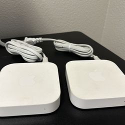 Apple AirPort Express Base Station 2nd gen A1392 WiFi Router  Pair 