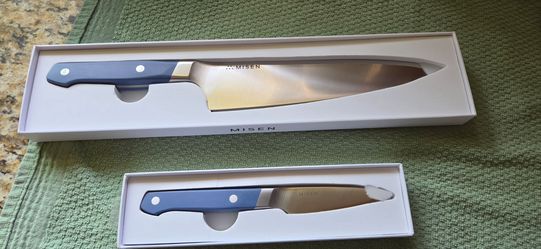 Misen chef and pairing knives