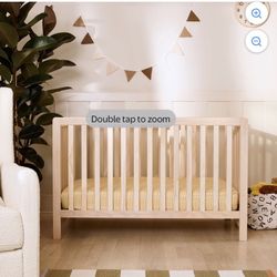 New Baby Crib Carter's By DaVinci Colby 4-in-1 Low-Profile Convertible Crib in Washed Natural Baby Crib 