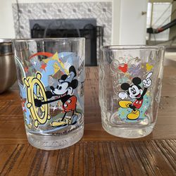 Walt Disney McDonalds Mickey Glass 