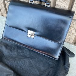 Vintage Gucci Leather Briefcase Xellent Cond 