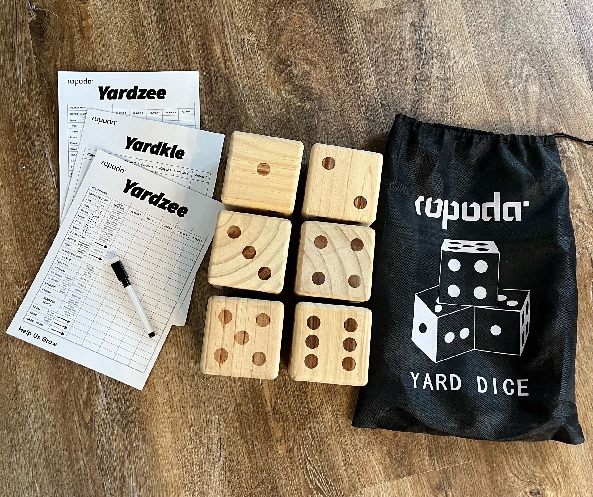 Giant yard dice