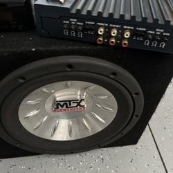 Sub Amp and 10” mtx