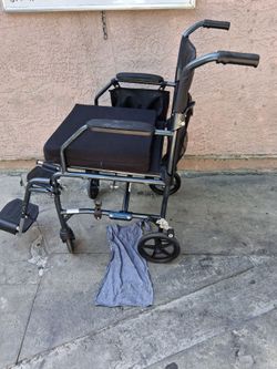Transport Wheelchair with Cushion