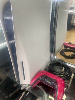 Sony PlayStation 5 Disc Console with Red DualSense Controller
