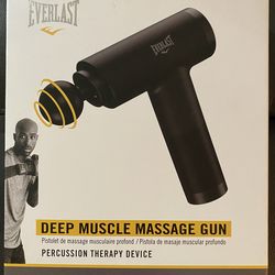 EVERLAST DEEP TISSUE MASSAGE GUN!!!
