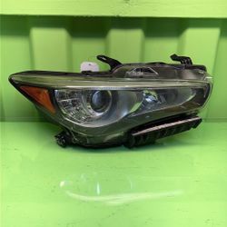 2014 2015 2016 2017 Infiniti Q50 Right Passenger Side Headlight OEM