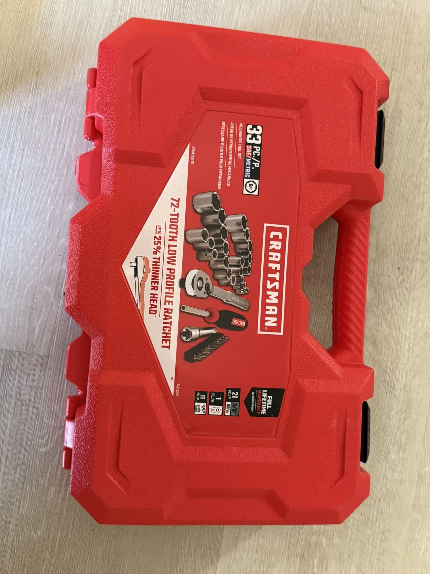 Craftman 3/8 In Drive Mechanic Tool Set Metric And Standard